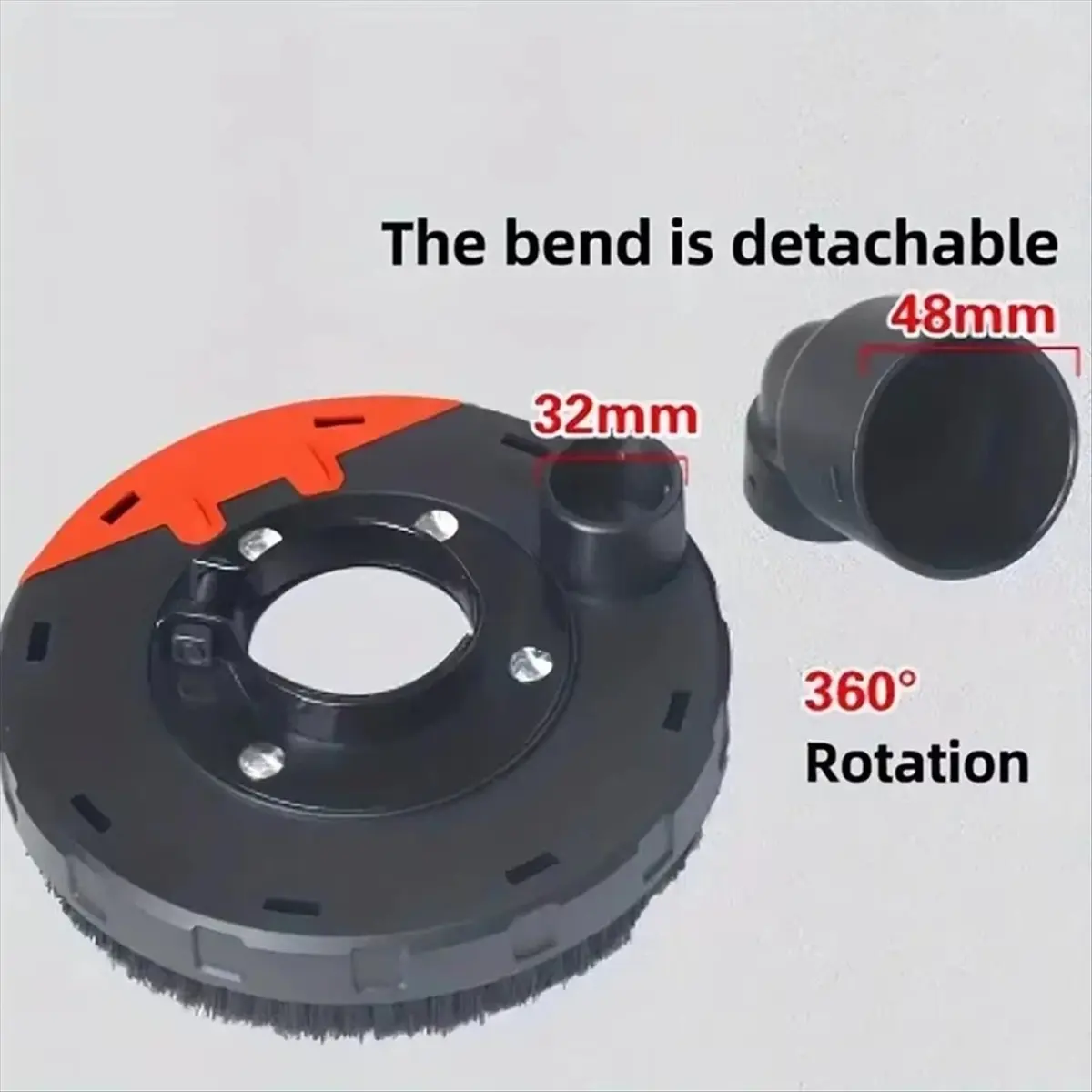 DT642 TRENDY~Angle Grinder Dust Cover Shroud Angle Grinder Grinding Cutting Dust Shroud Concrete Stone Dust Collection Cover