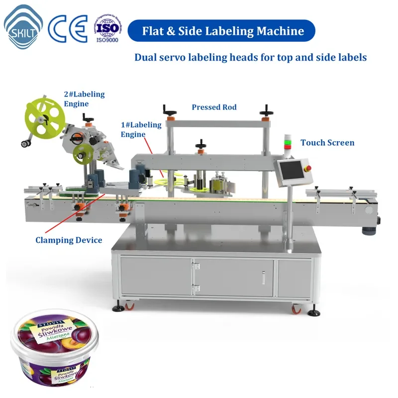 Automatic Labeling Machine for Jars of Jam and Preserved Fruit