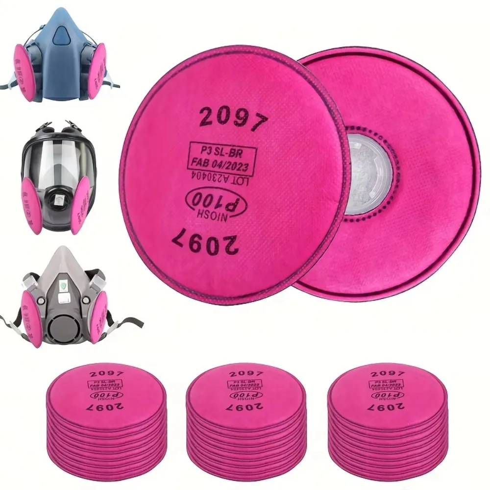 

2097 P100 Particulate Filter - Welding Fume Protection for 6200/7502 Respirator & 6800 Chemical Gas Mask Replacement Filters