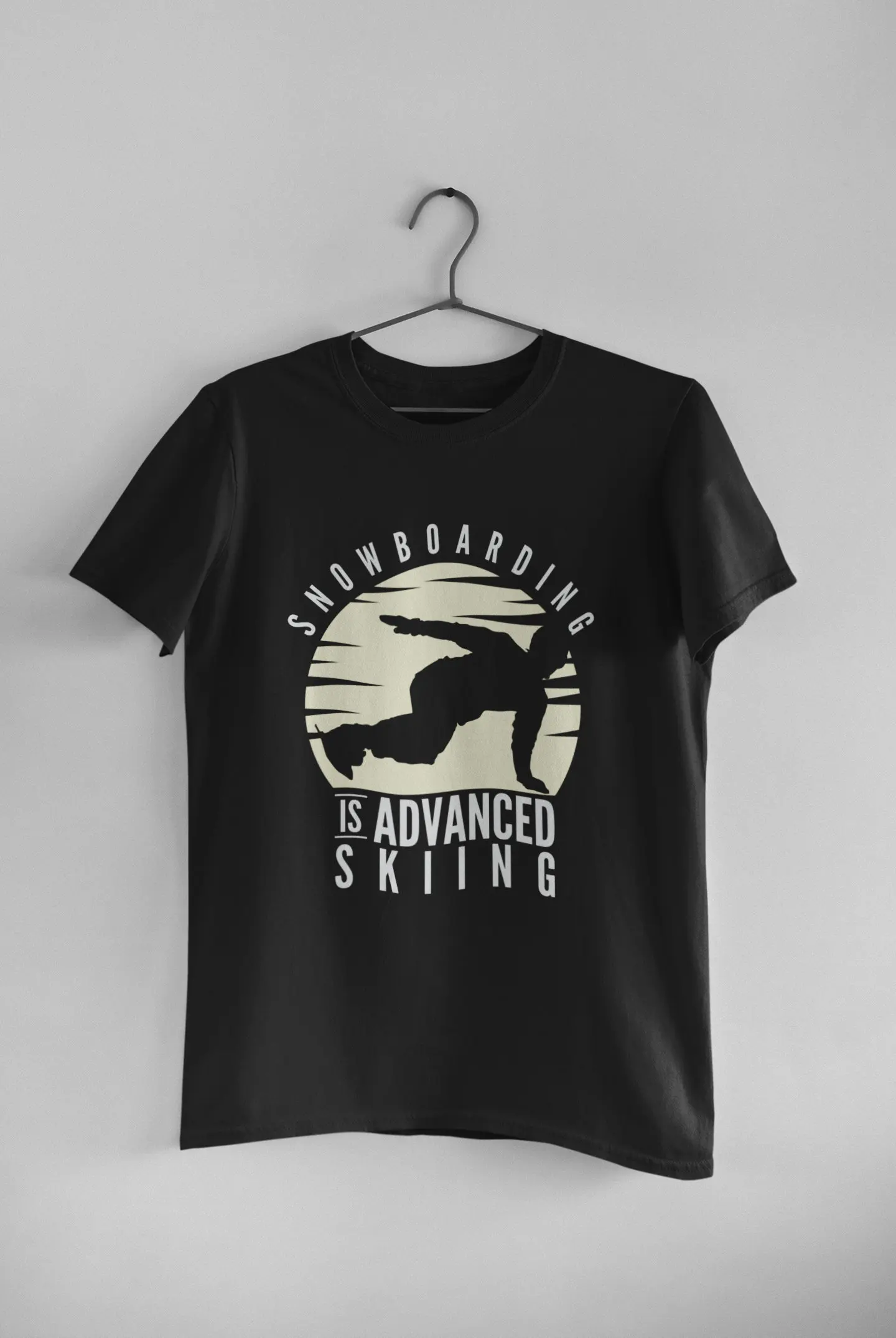 Snowboarding Dad T Shirt Snowboard Snowboarder Is Advanced Skiing