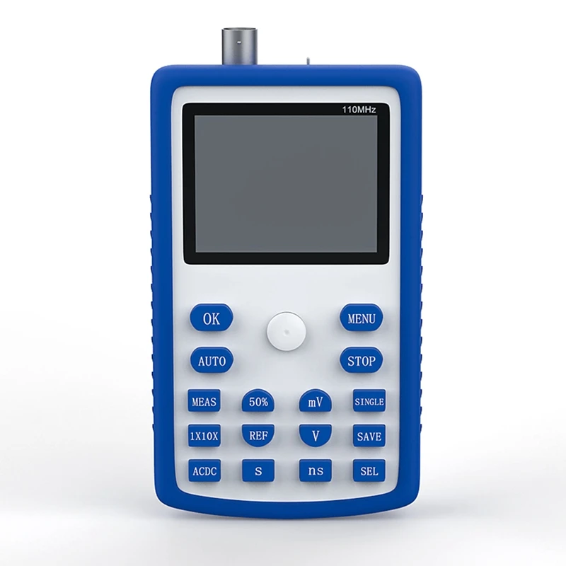 FNIRSI Digital Oscilloscope 110MHz Analog Bandwidth 500MSps Sampling Rate 400V Volt Inverter Detection Multimeter Waveform Tools