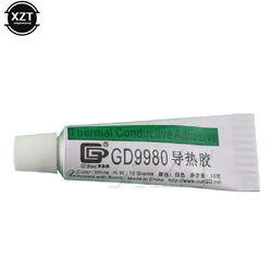 10G Thermal Paste Thermal Conductive Adaptive Heat Conducting Glue GD9980 Heat Dissipation Silicone Gel Fast Curing White ST10