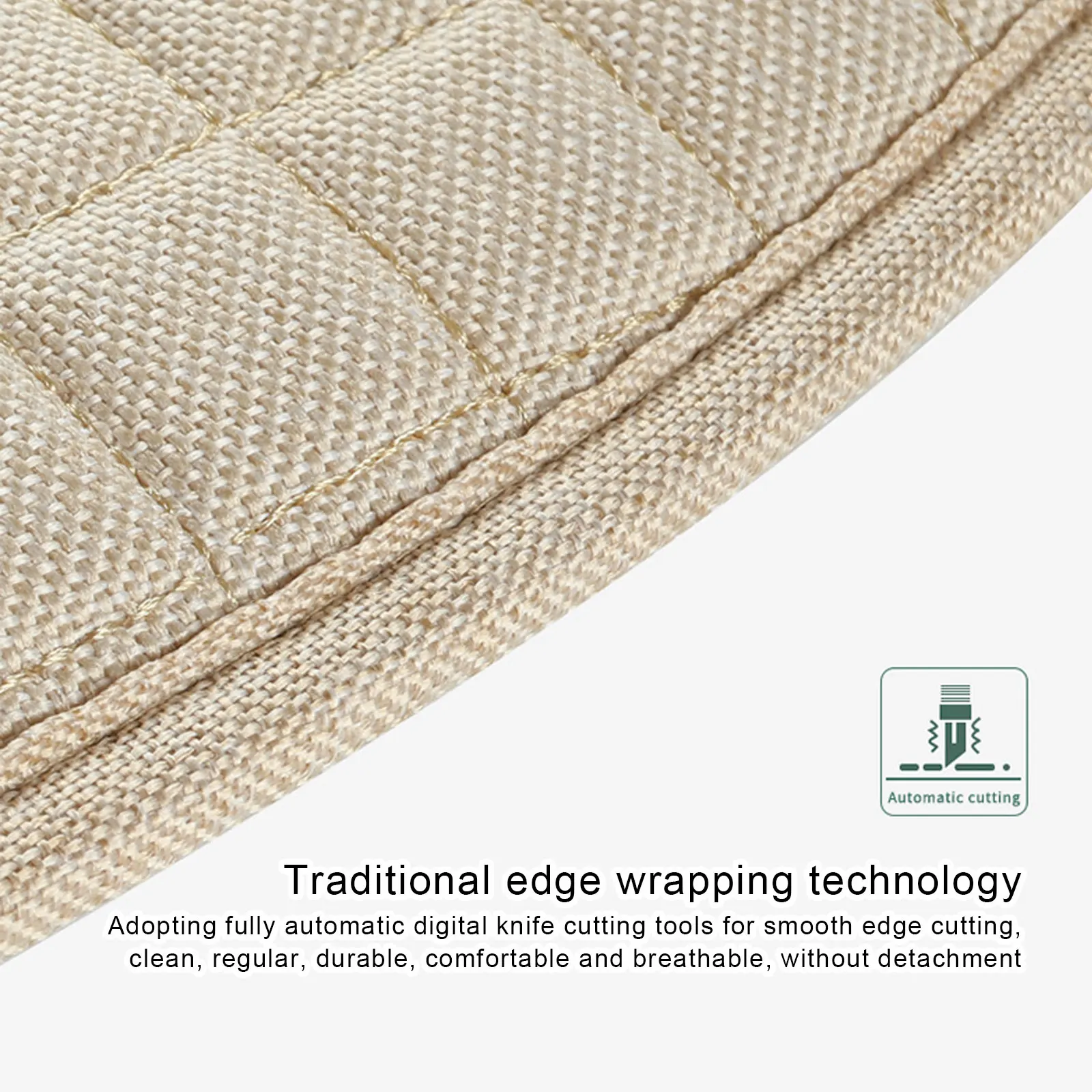 غطاء مقعد السيارة كامل تحيط بإحكام الكتان مقعد وسادة الكتان النسيج الجبهة كرسي سيارة حامي اكسسوارات السيارات العالمي