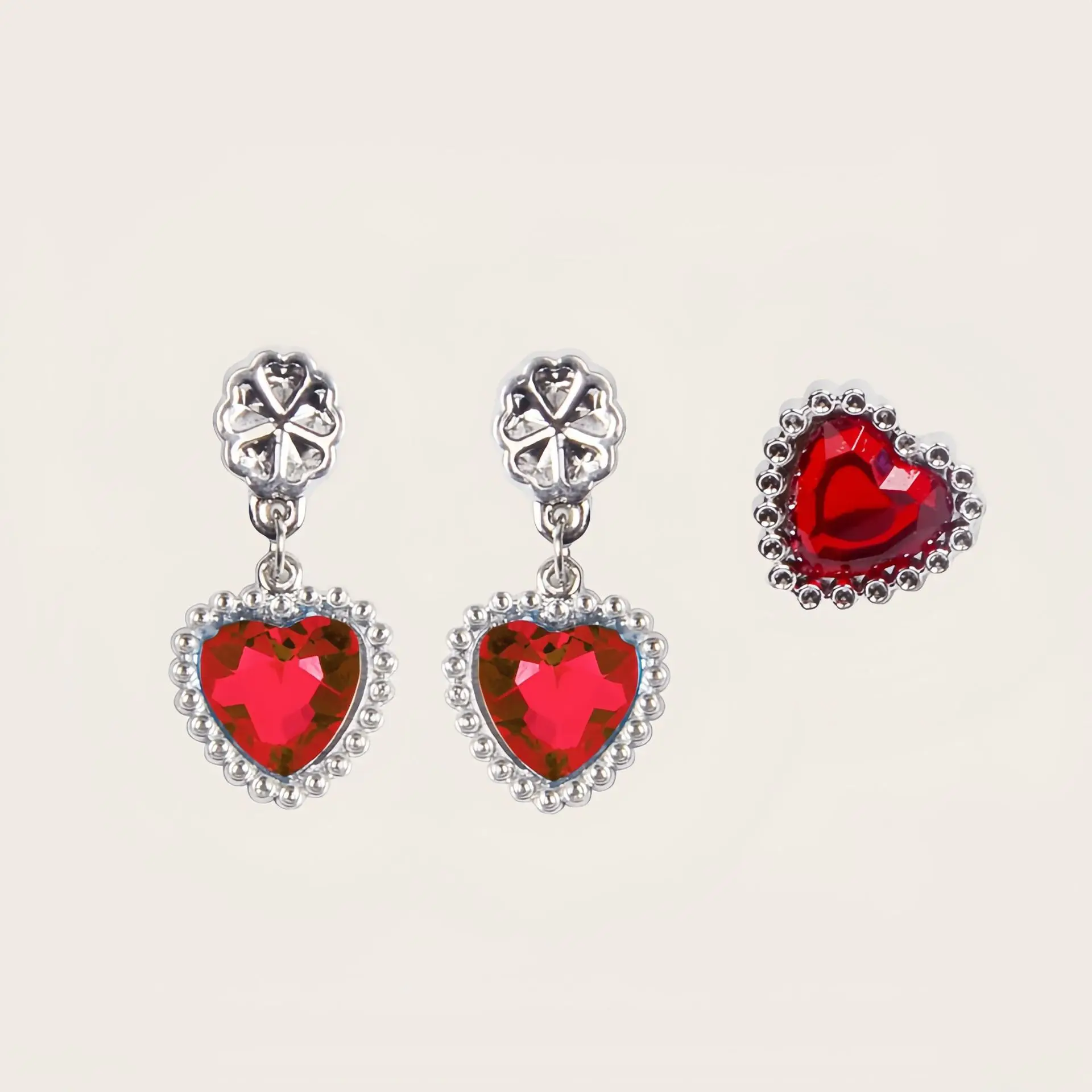 Frozen Girls Rings Children Earrings Toddler Girls Earrings Kids Diamond Earrings Painless Clips Children's Accessories Kid Gift view 2
