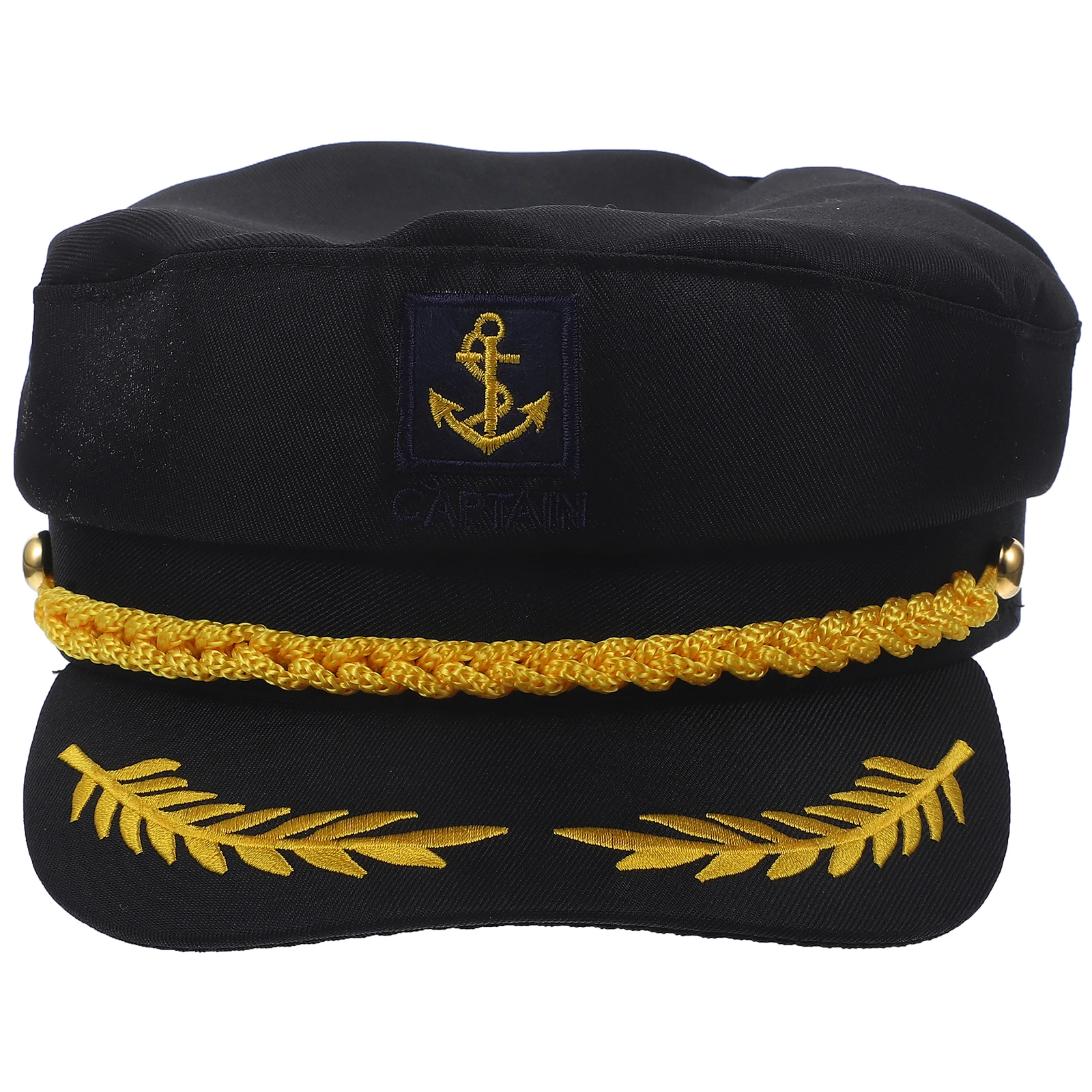 

1pc Navy Cap Captain Hat Embroidered Sailor Costume Adult Lightweight Wedding Party Festival Cosplay Gift Headwear Decor