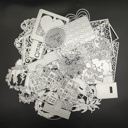 2025 New Randomly Selected Lucky Bags Animals Greater 70mm Flower Metal Cutting Dies for Scrapbook Surprise Mystery Box Stencils