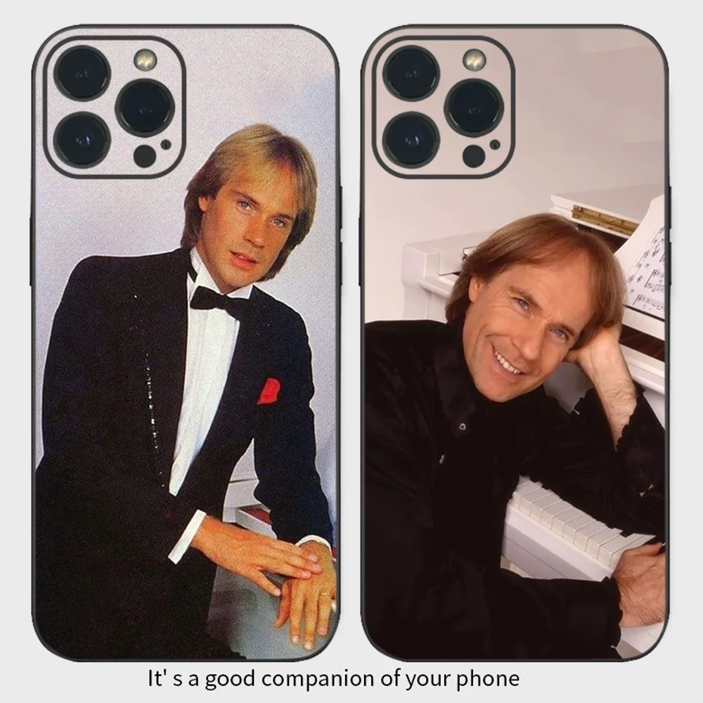 Piano Prince Richard Clayderman Phone Case For IPhone16 15 14 13 12 Mini 11 Pro XS Max X XR SE5 6 7 8 Plus Soft Silicone Cover