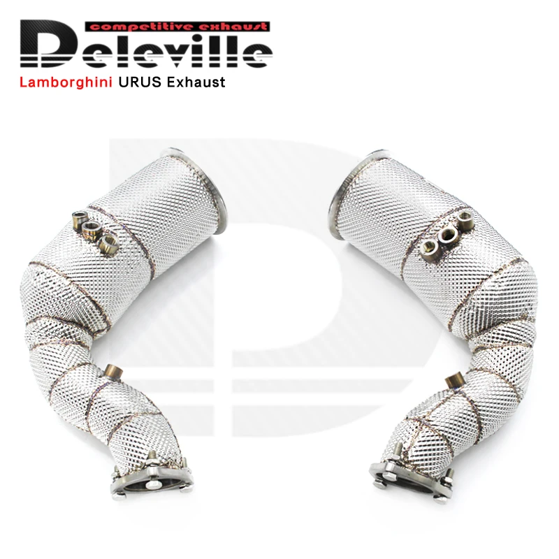 أنبوب العادم النازل لامبورغيني URUS 4.0 2018 + أنبوب التدفق الحر للسباق SS304 مع نظام العادم OPF/DPF