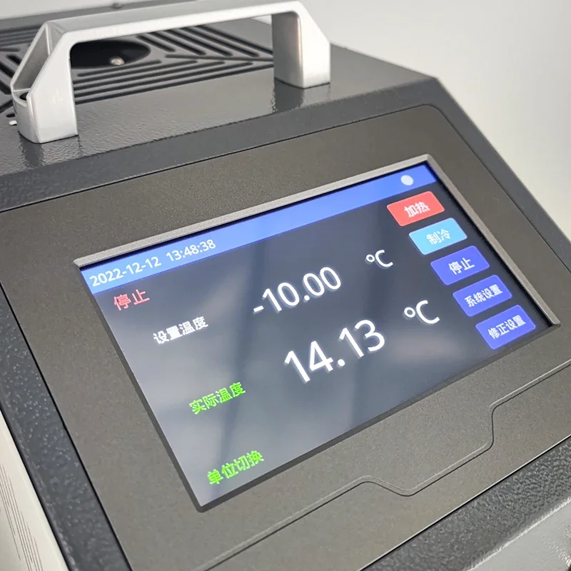 Portable Touch Screen Dry Block Temperature Calibrator Furnace Dry Well Temperature Calibrator
