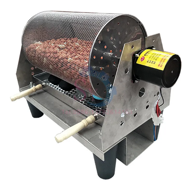 Home Small Electric Soybean Peanut Charcoal Roasting Machine Outdoor Coffee Bean Cashew Nut Cocoa Beans Roaster