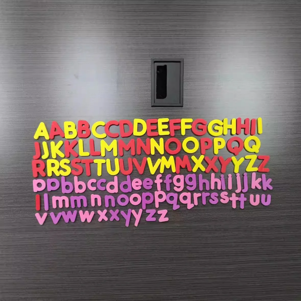 ชุดของเล่นเสริมพัฒนาการเด็ก EVA Magnetic Alphabet: ตัวอักษรแม่เหล็กหลากสี 104 ชิ้น สำหรับเด็กเล็ก