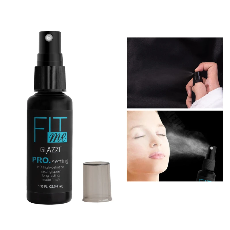 Sdotter Spray fissante per il trucco a lunga durata idratante Non appiccicoso finitura opaca Primer per il trucco Base per fondotinta mantieni il viso F