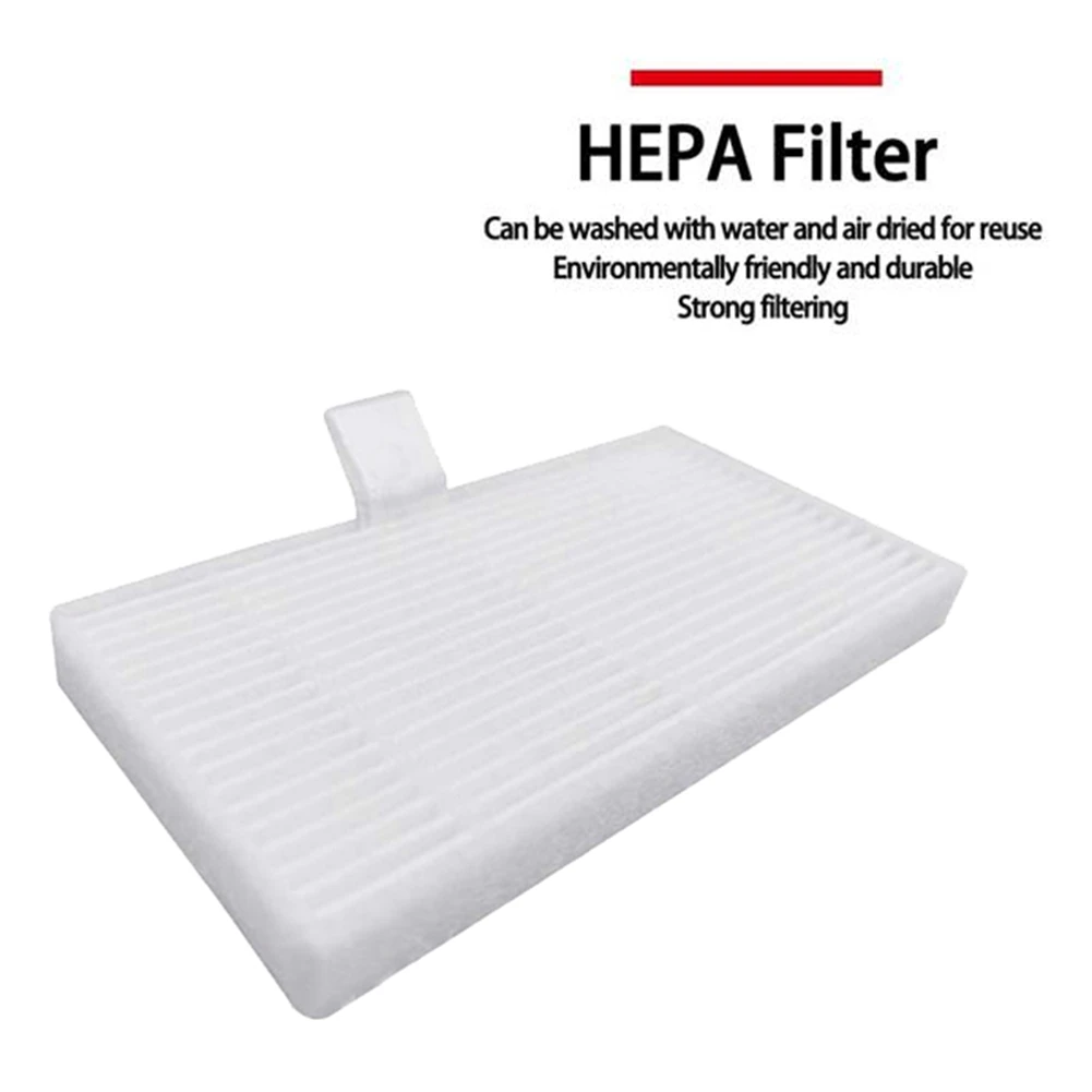 A88X For Lydsto R1D Edge/Miwhole M9 Lite/ILIFE V20/Laresar L10/Vyzzle D10/Roidmi Eve Rook S Replacement Parts Vacuum Filter 6PCS