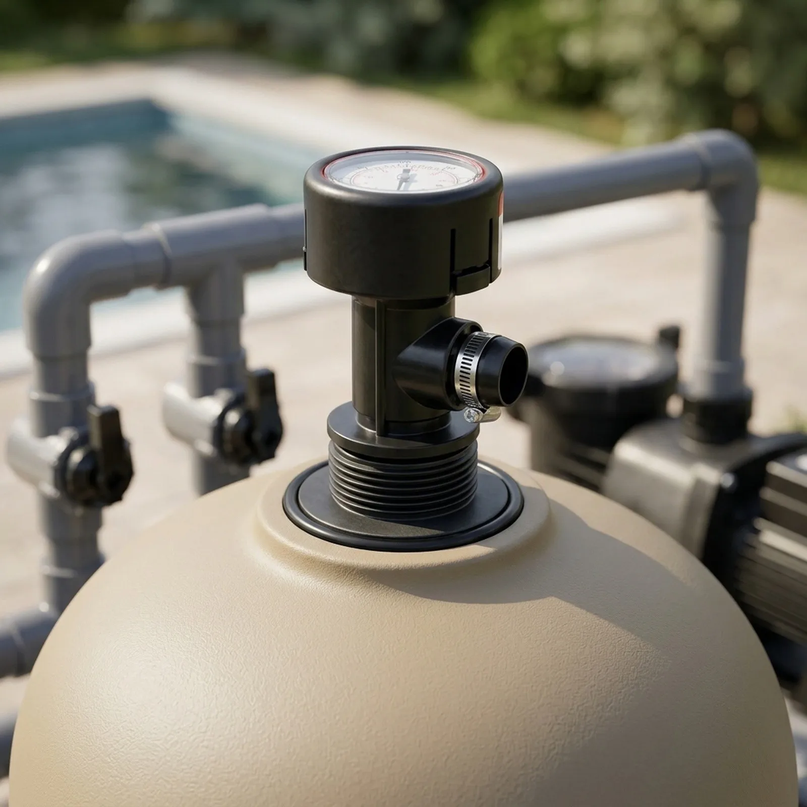 High Flow Manual Relief Valve Replacement for Pentair for Pool and Spa Filter Includes Valve with O Ring Part Number 98209800