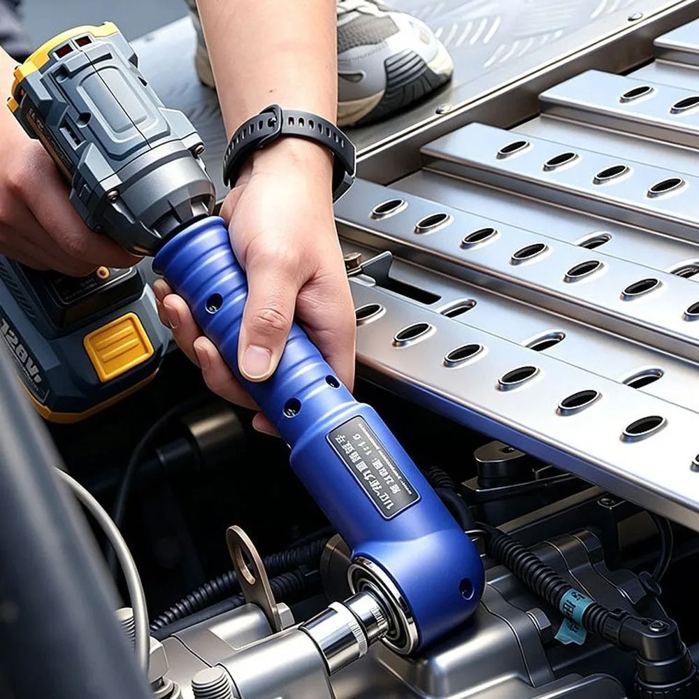 

High Torque 1/2 Reinforced Offset Wrench Bidirectional 90 Degree Pneumatic Wrench Anti Slip Labor Saving Power Wrench