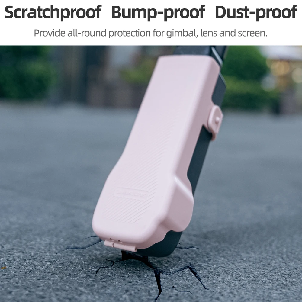 Sunnylife For DJI Osmo Pocket 3 Protective Case Camera Lens Screen Protector Anti-fall Flip Cover Quick Release Case Accessories