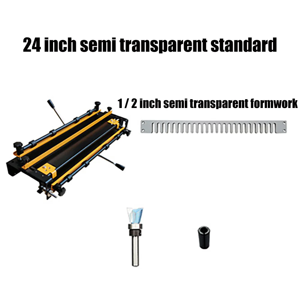 Dovetail Jig Porter Cable Machine, Wood Cabinet, Woodworking with 1 Semi-permeable Template, 1PC Swallowtail Knife, 24 in