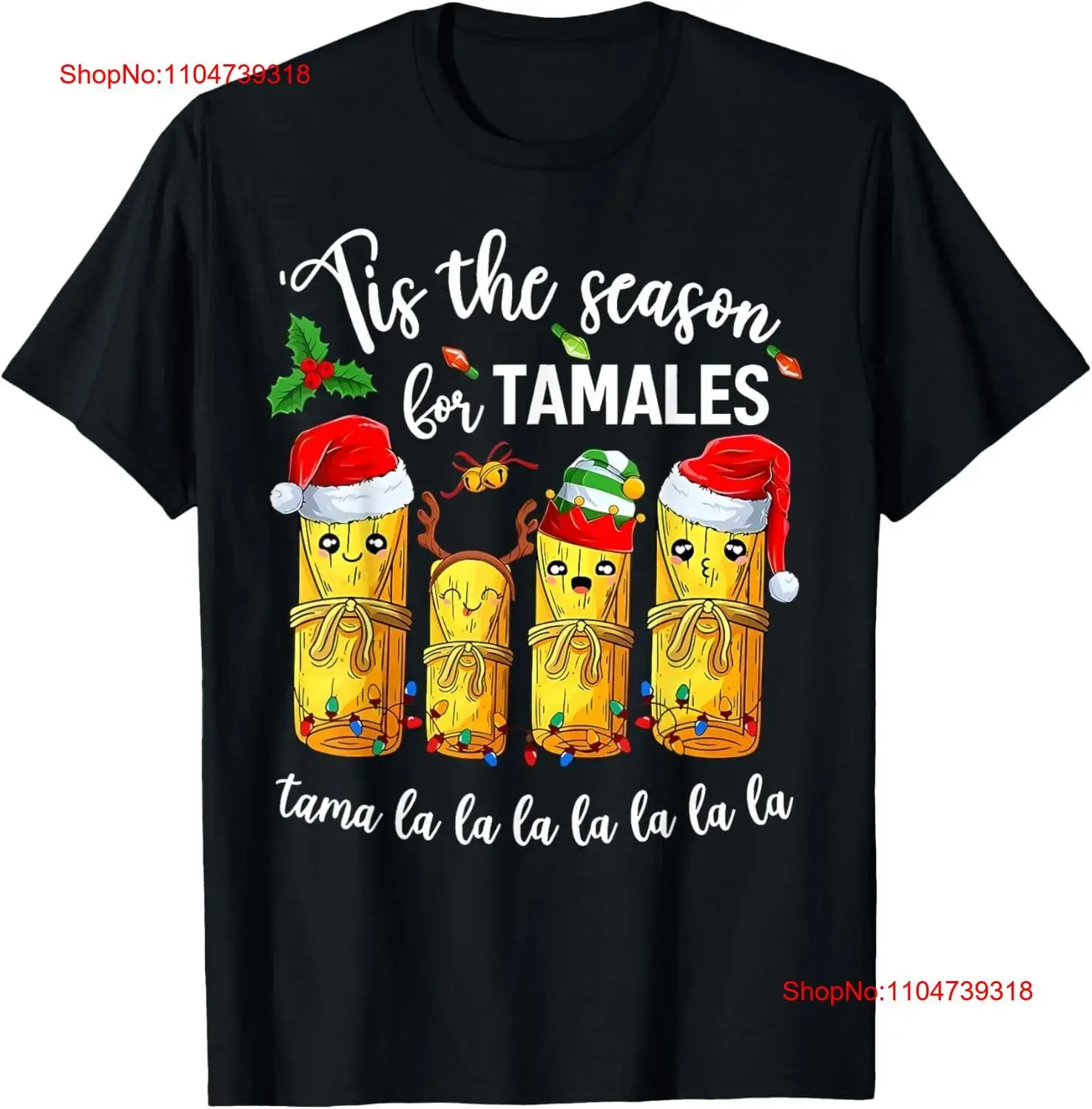 Tis The Season For Tamales Mexican Christmas Santa Hat T Shirt SweaT vintage Washed Unisex graphic Stretched Versatile