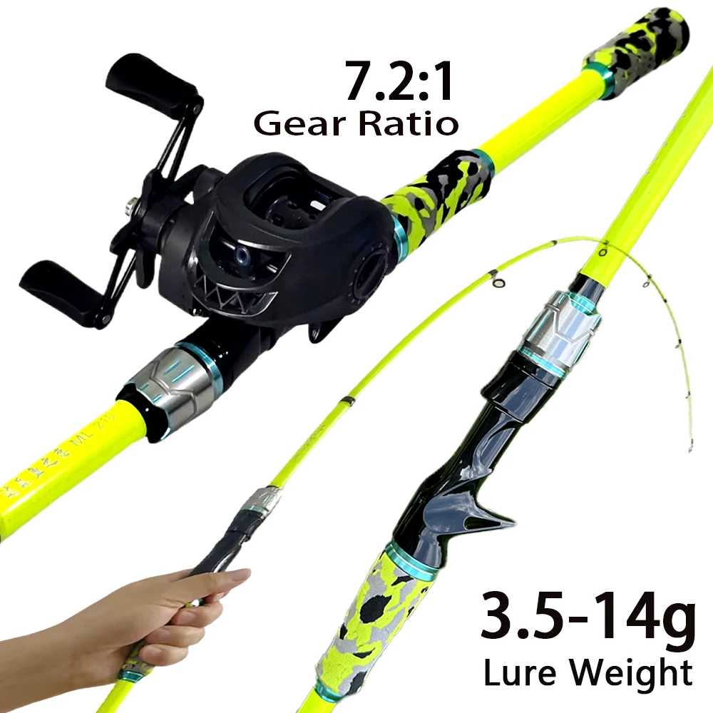 ポータブルセクショナル釣り竿リールコンボセット-18m-21m-キャスティングロッド-ベイトキャスティングリール付き-ギア比72-1-ルアー-バス-ペスカ用