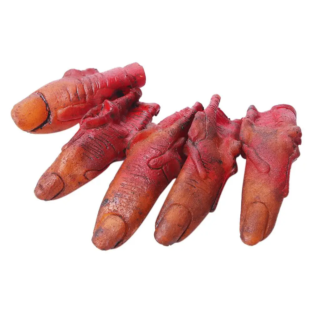 Simulated Ear Broken Finger Bloody Decoration Halloween Horror Props Fake Body Organs Haunted House Party Supplies Trick Toys