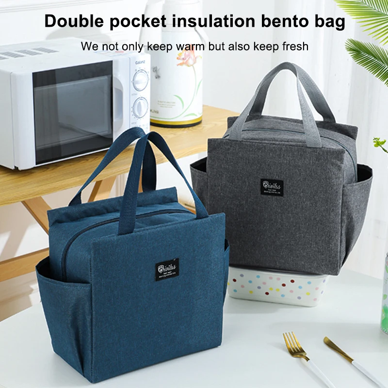 

Multifunctional Zipper Thermal Lunch Bags For Women Large Capacity Waterproof Portable Cooler Bag Box Insulated Picnic Food Bag