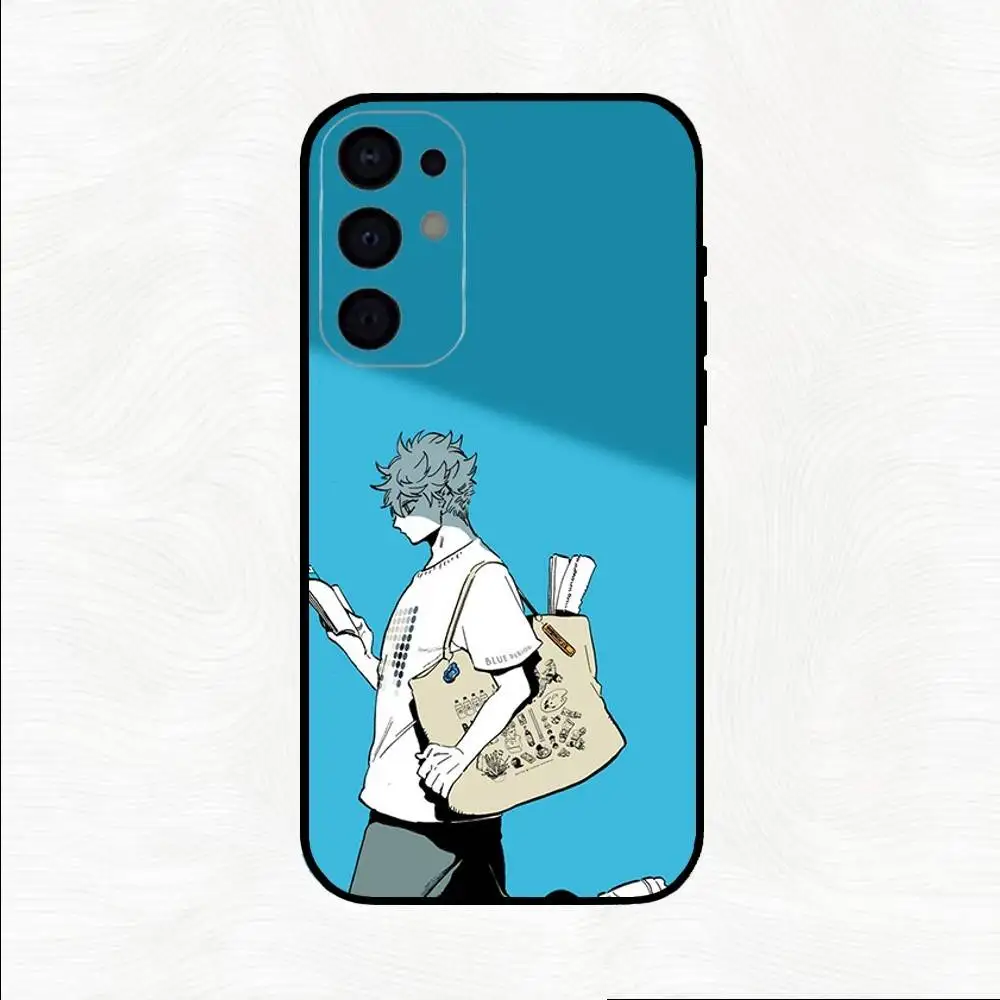 حافظة هاتف Yatora Yaguchi Blue Period لهاتف سامسونج S25، S24، S23، S22، S21، S20، Plus، Fe، Lite، غطاء أسود آخر #3