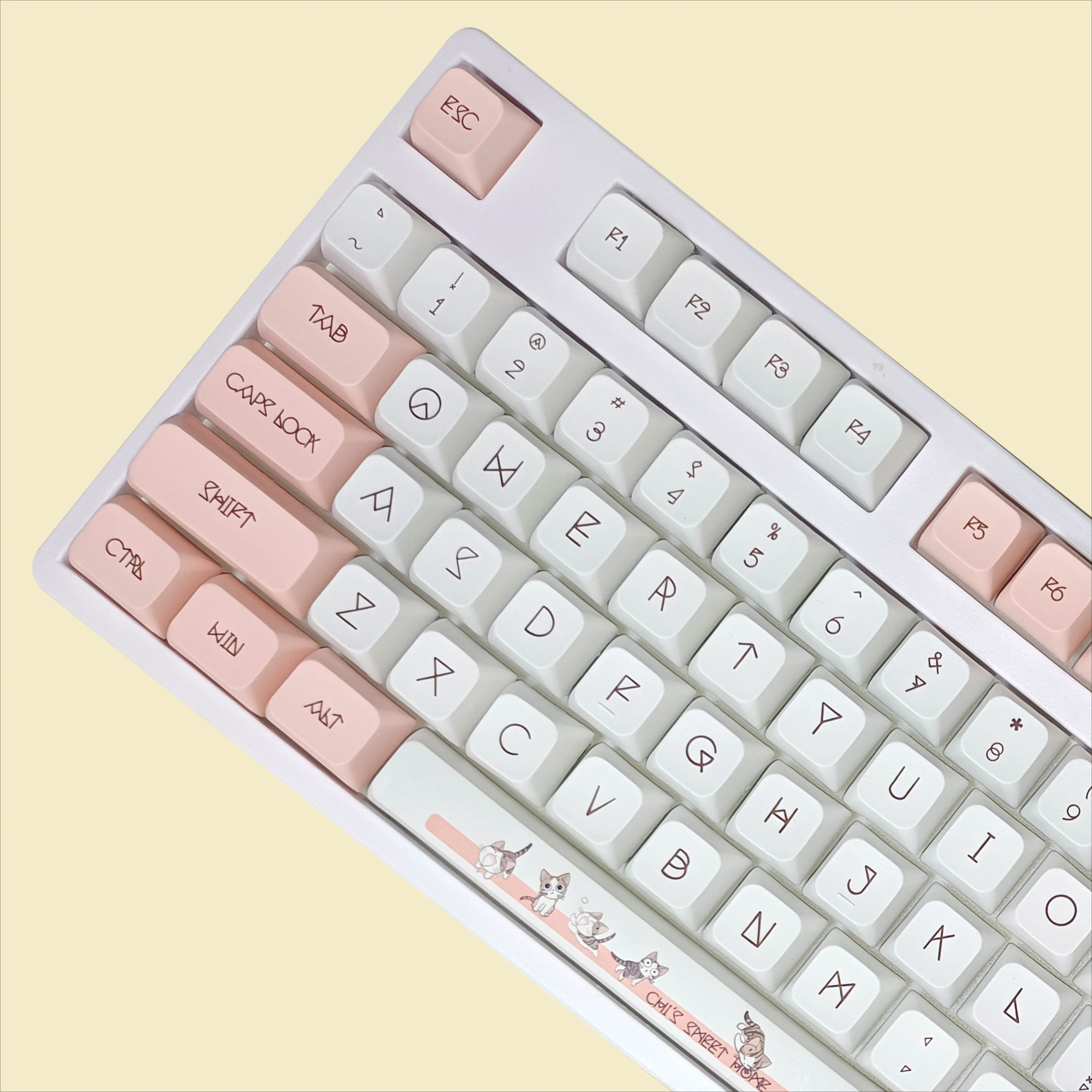 

Theme Small Fresh Style XDA Height Keycaps 133 Keys for Mechanical Keyboards