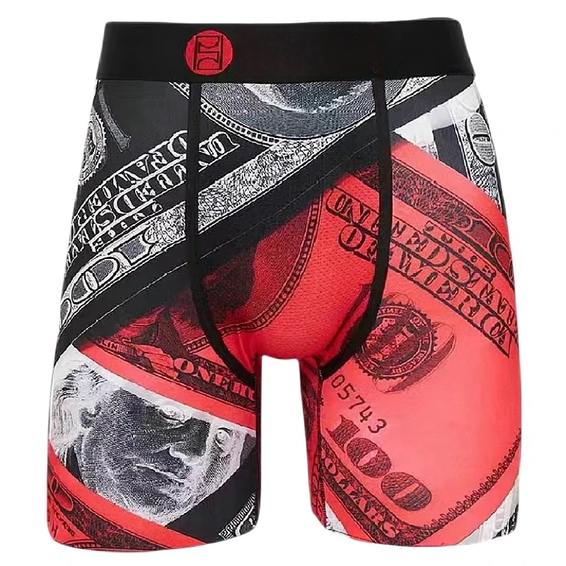 Funny Boxers Men\'s Amazing Underpanties Brand Cartoon Man Boxer Men Trunks Underwear Slip shorts Briefs