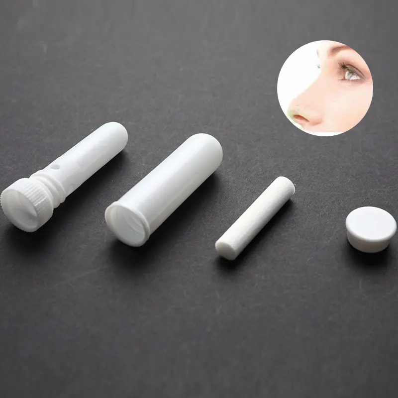 New#10Pcs Inhaler Stick Essential Oil Aromatherapy White Nasal Inhaler Tubes Empty