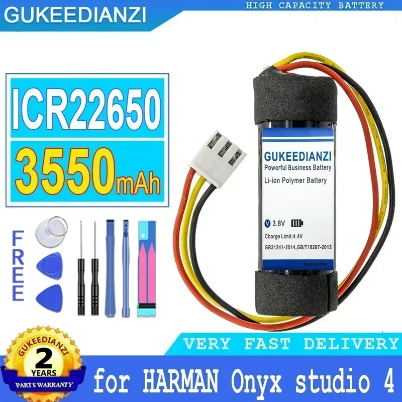 Rechargeable ICR22650 3550mAh Mobile Phone Batteries For HARMAN/KARDON Onyx studio 4 studio4 Smartphone Portable Battery