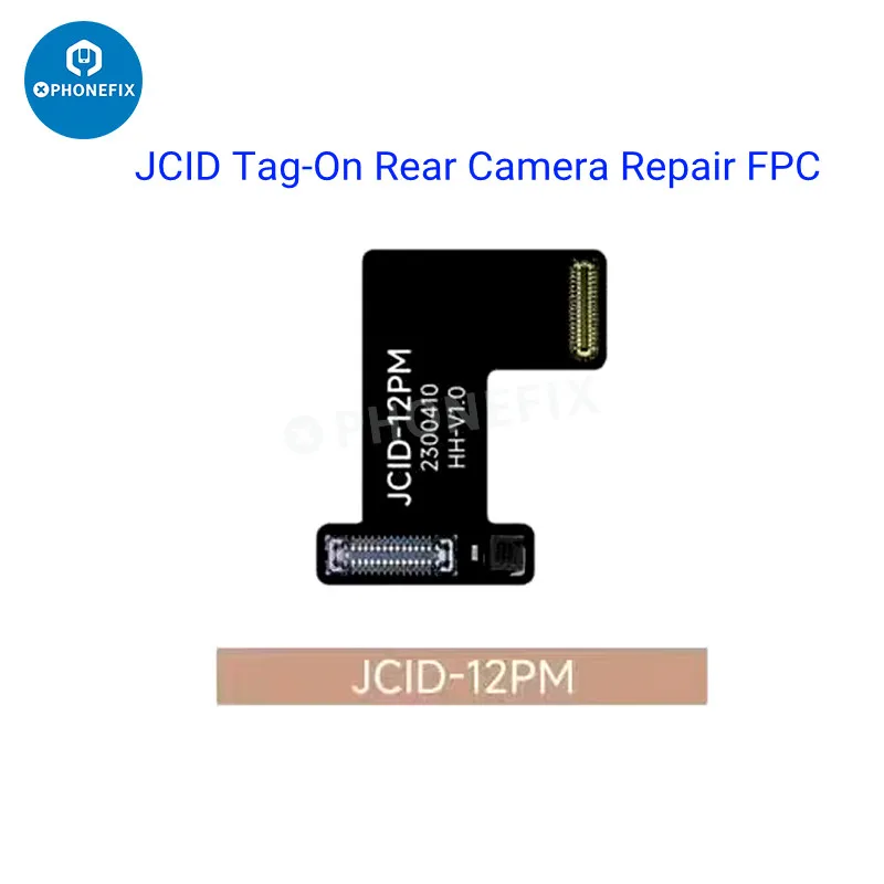 JCID Rear Camera Tag-on Repair FPC Flex Cable Wide Angle Camera Radar Read Write Module for iPhone 12 13 14 15 No Soldering