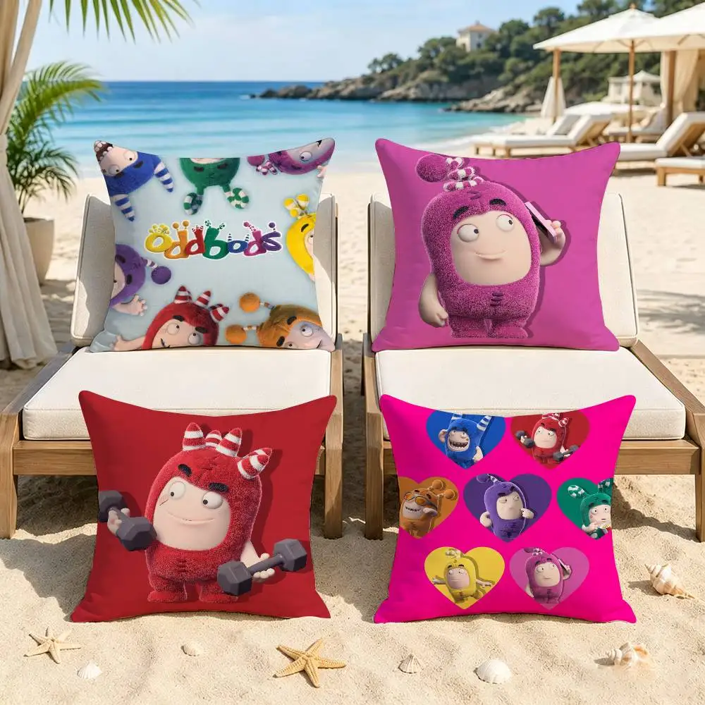 CARTOON Odd O-OddbodsS   Decorative Pillowcase Square Pillowcase Home Office Decorative Cushion Cover