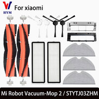 For Xiaomi Mi Robot Vacuum-Mop 2 STYTJ03ZHM Vacuum Cleaner Accessories Hepa Filter Mop Cloth Main Side Brush Spare Parts