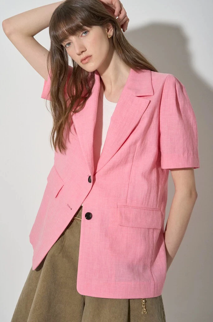 

Повседневный льняной кардиган с открытым воротником и завязками, универсальная верхняя одежда, простой стиль, для поездок на работу, свободный крой