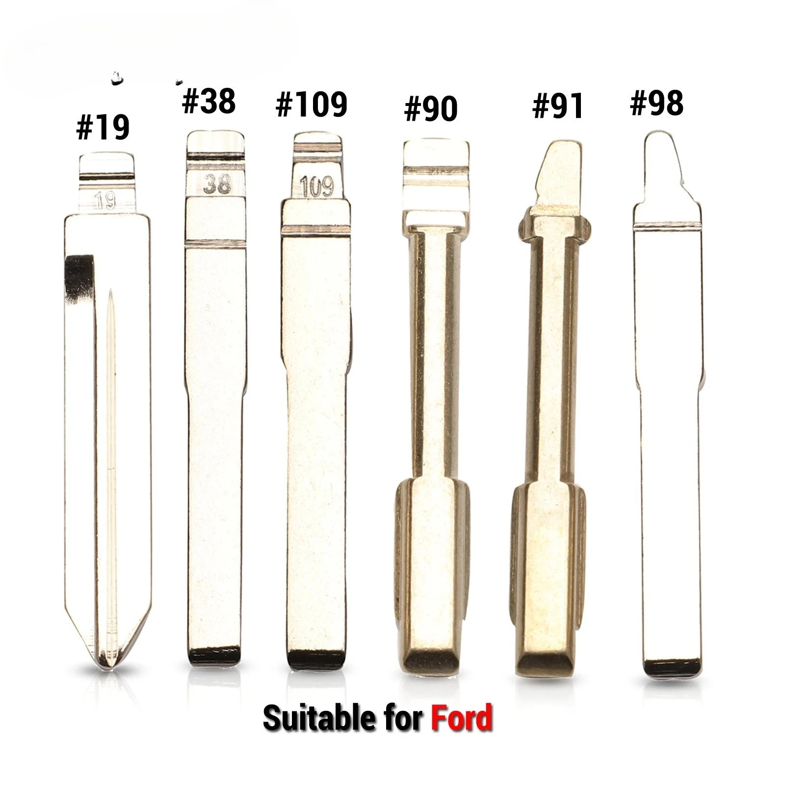 

Автомобильный пульт дистанционного управления FO38 KD для Ford Fusion Focus Mondeo Fiesta Galaxy Flip Blank # 19, 38, 90 91 98 No 109