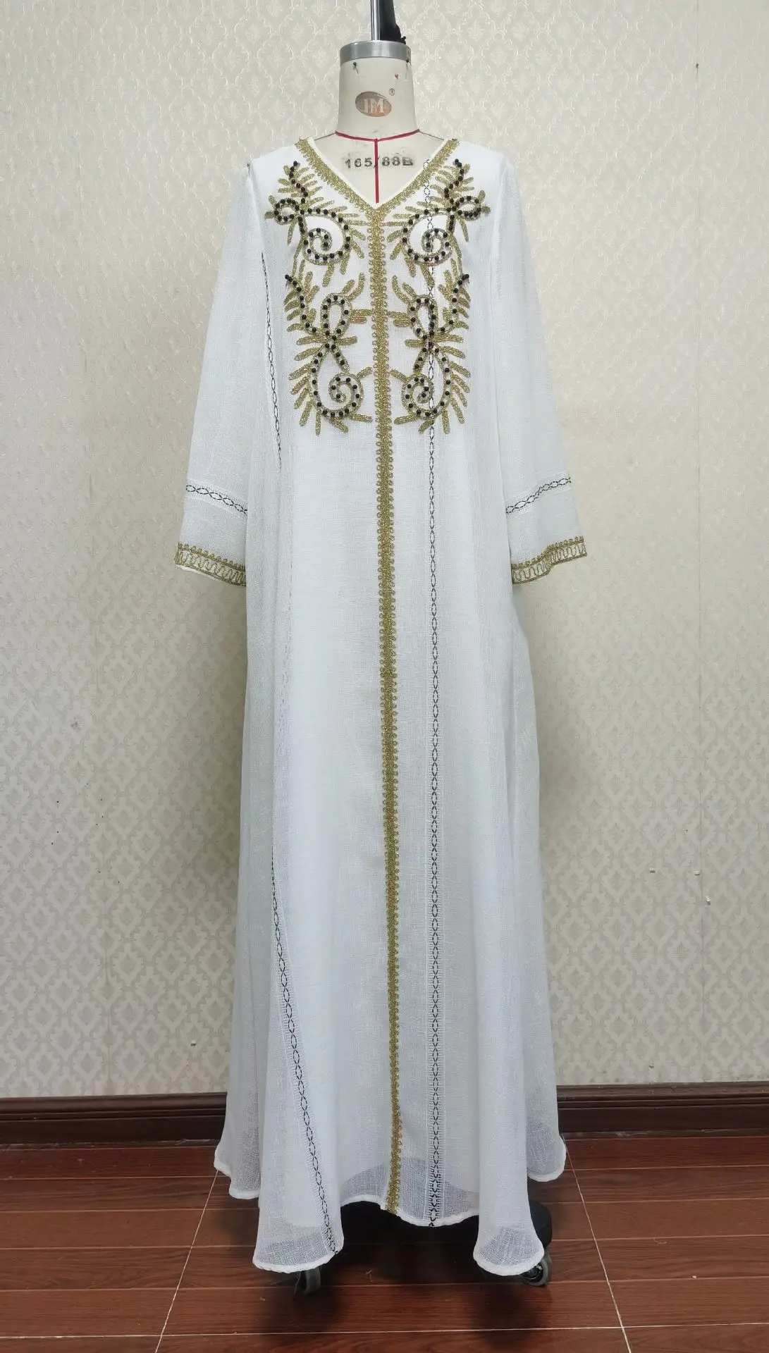 

Ид Мубарак Абая женское платье макси с вышивкой Абая мусульманские скромные платья Джалабия Рамадан Марокко Дубай кафтан мусульманский свободный