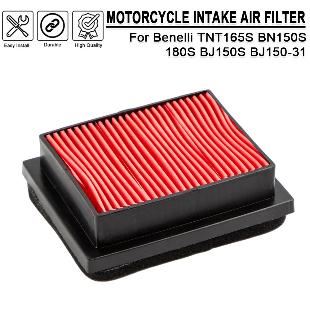 Motorcycle Engine Air Filter Cleaner Intake Element Oil Filters Moto Accessories For Benelli TNT165S BN150S 180S BJ150S BJ150-31