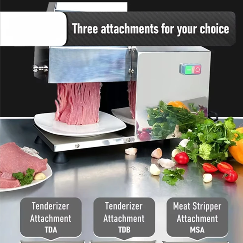 High Performance Tender Meat Machine, Fully Automatic Electric Chicken Tenderizer, Meat Chopping Shredder