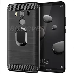 Brushed Carbon Fiber Silicone Shockproof Case For Huawei Mate 10 Pro 5.9