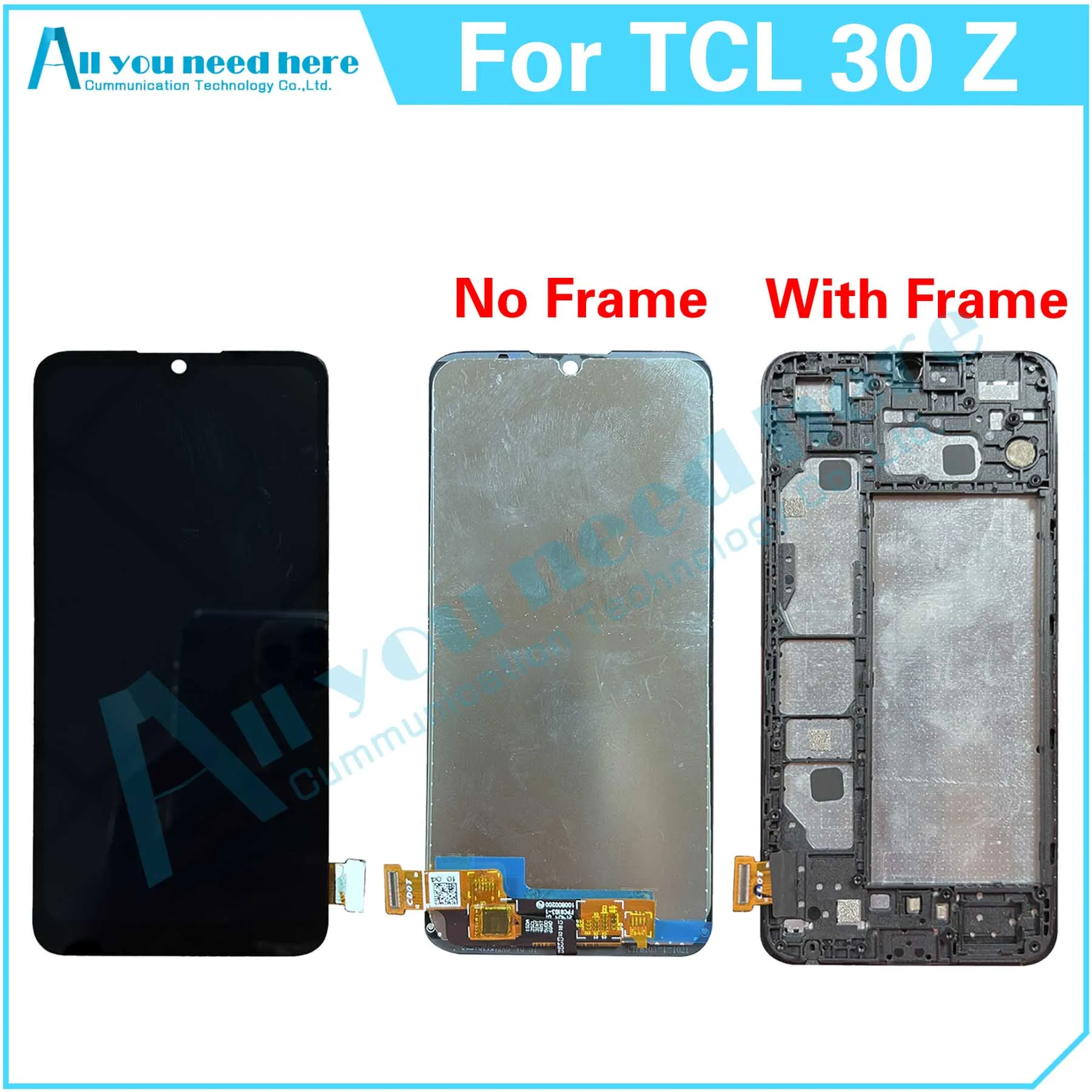 

100% Test For TCL 30 Z 30Z LCD Display Touch Screen Digitizer Assembly Repair Parts Replacement