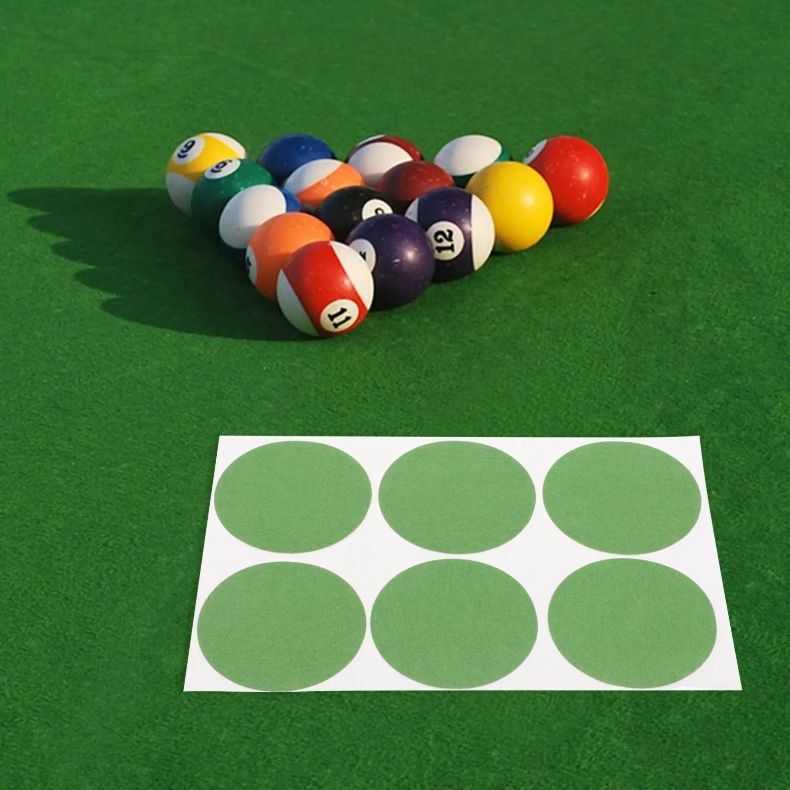 

Green Cloth Billiard Table Mending Patch Sheet High Adhesion Low Ball Interference Wear Resistant Snooker Pool Tablecloth Repair