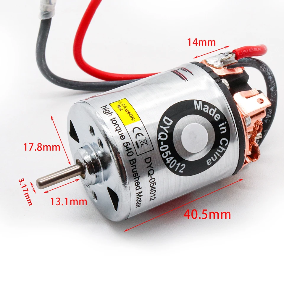 Moteur RC 550 10T Brossé – Dissipateur Intégré – Haute Vitesse – Pour Axial SCX10, HSP, HPI, Redcat, Slash 1:10 – Crawler Et Voiture