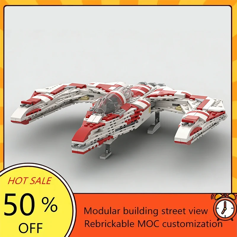 

536PCS Popular Space War Movie Model MOC Building Bricks Spaceship Modular Technology Gifts Holiday Assemble Children Toy Suit
