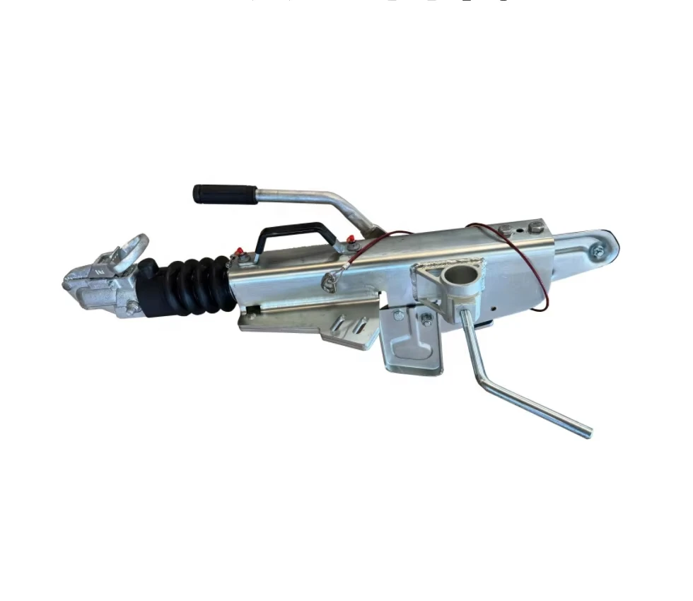Market overrun braking device, trailer coupler overrun device, trailer accessories