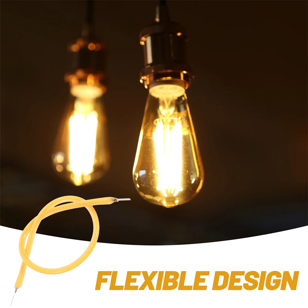 

3Pcs Retro Soft Filament LED Flexible Lighting Parts for Indoor Fixtures Supplies LED Filament Flexible Lamp Parts