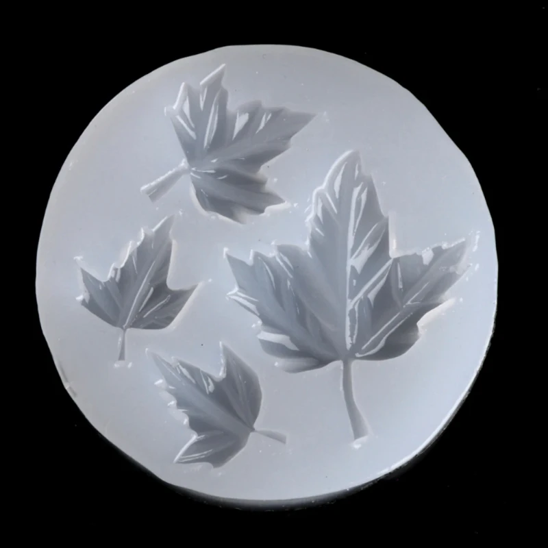 

DIY форма из кленового листа из смолы, силиконовое ожерелье, кулон, прозрачная форма, 4 стиля для изготовления ювелирных изделий