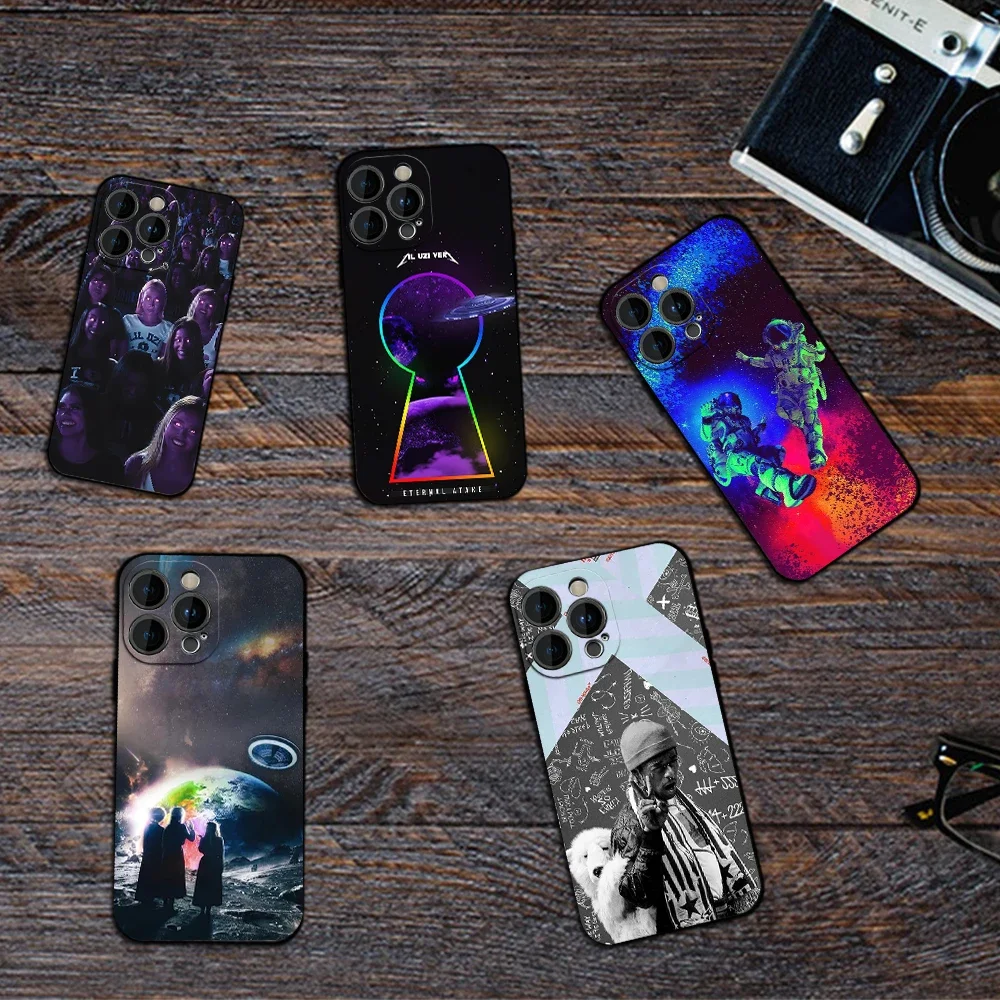 Rapper Lil U-Uzi Vert Eternal Atake 2 Phone Case For Samsung S23 S22 ULTRA A22 A71 Black Soft Silicone Cover