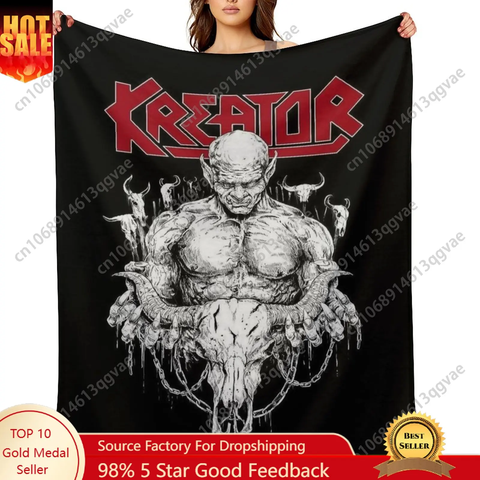 

Kreator Band Flannel Blankets Are Soft Comfortable and Warm Perfect for Winter Naps Homes Offices Travel Camping and More