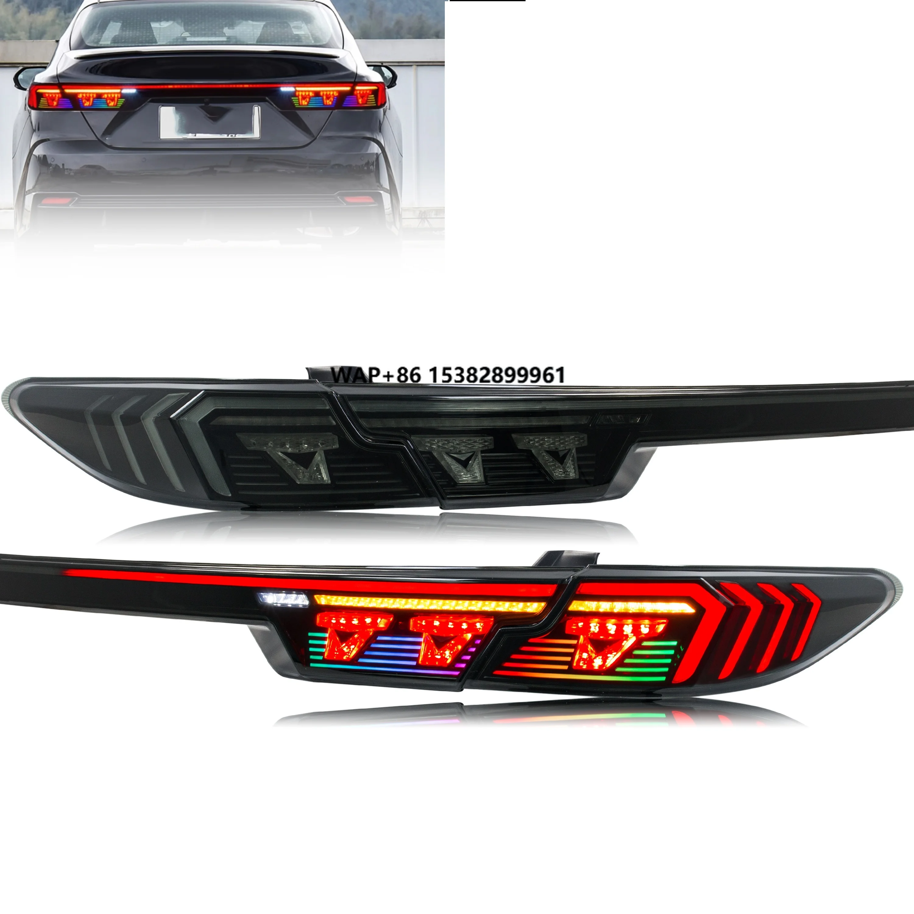 

Auto Part Car LED RGB Lamp Tail Lights for Camry 2024 2025 Dynamic Turn Signal DRL Brake Assembly