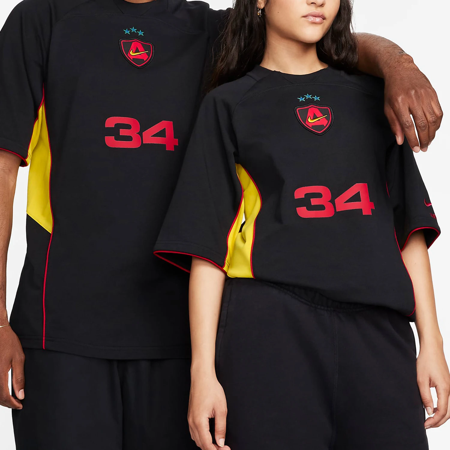 Nike genuine summer men's and women's personalized printed casual sports short sleeved T-shirt FJ2054-010